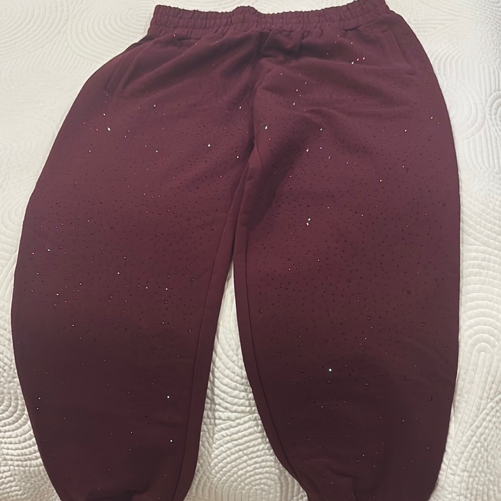 Generation Love Brown Track Pants Relaxed Fit Elastic Waistband